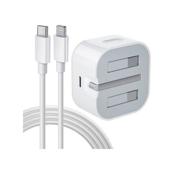 Apple 20W USB-C Power Adapter with a 3-pin plug